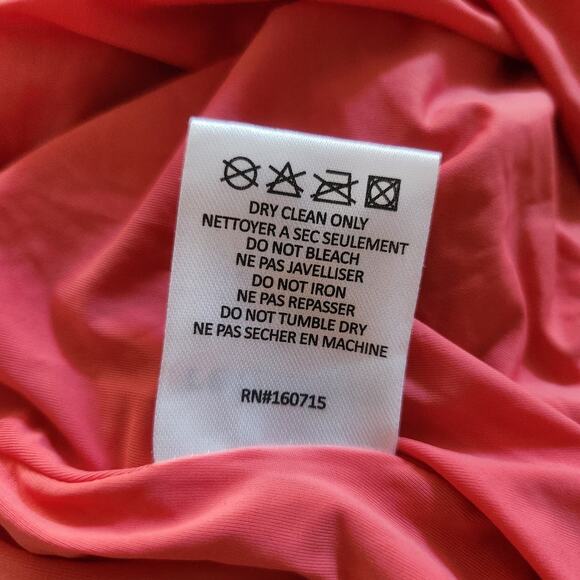 Retrofete Katerina Sequin Dress in Calypso Coral Maxi Size XL NWT Halter - Picture 13 of 13